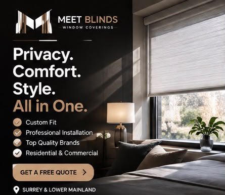 Advertisement: Meet Blinds Window Coverings