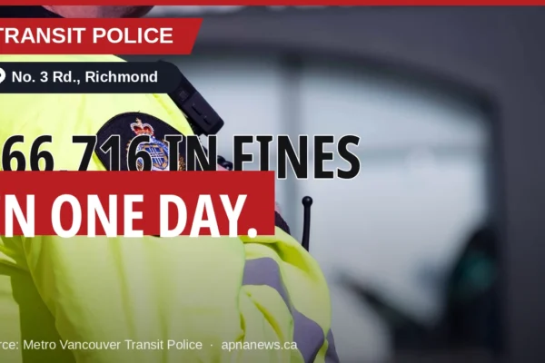 Transit Police officer on distracted driving enforcement in Richmond