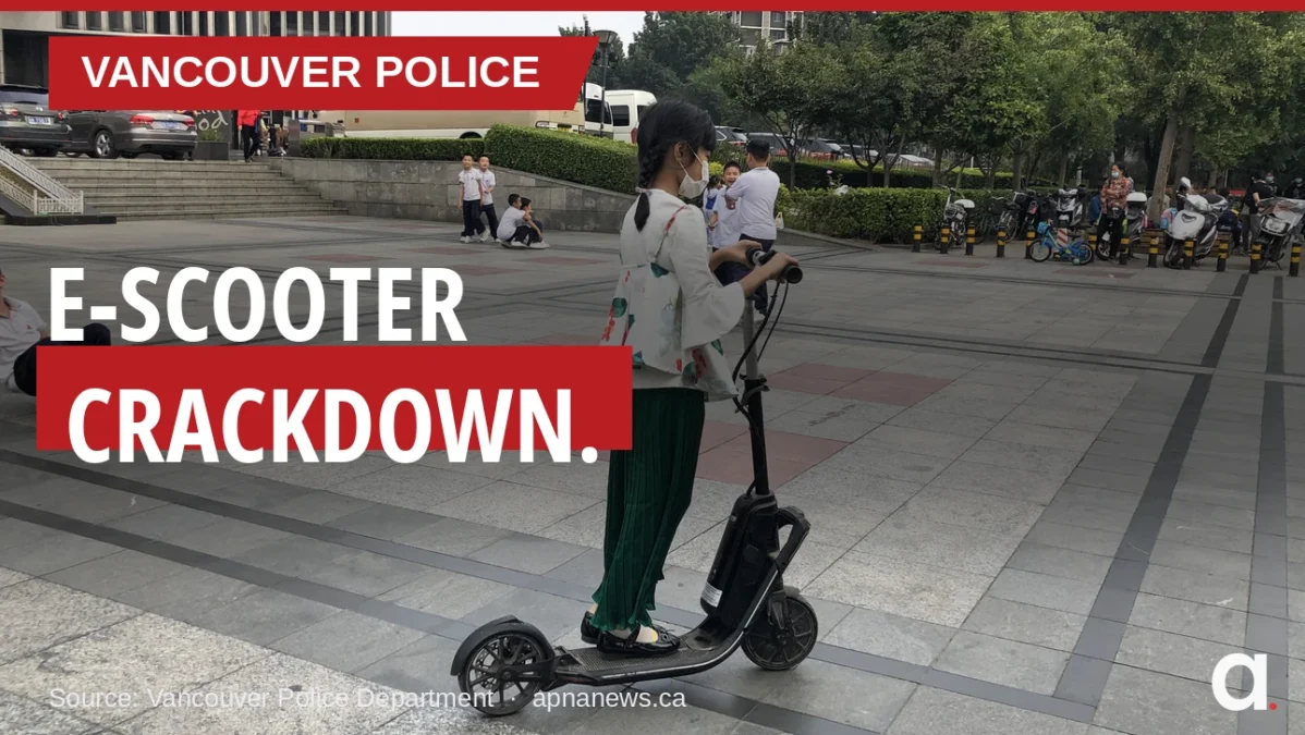 VPD e-scooter safety campaign 1,275 warnings and tickets