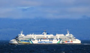 BC Ferries Coastal Renaissance vessel on the water