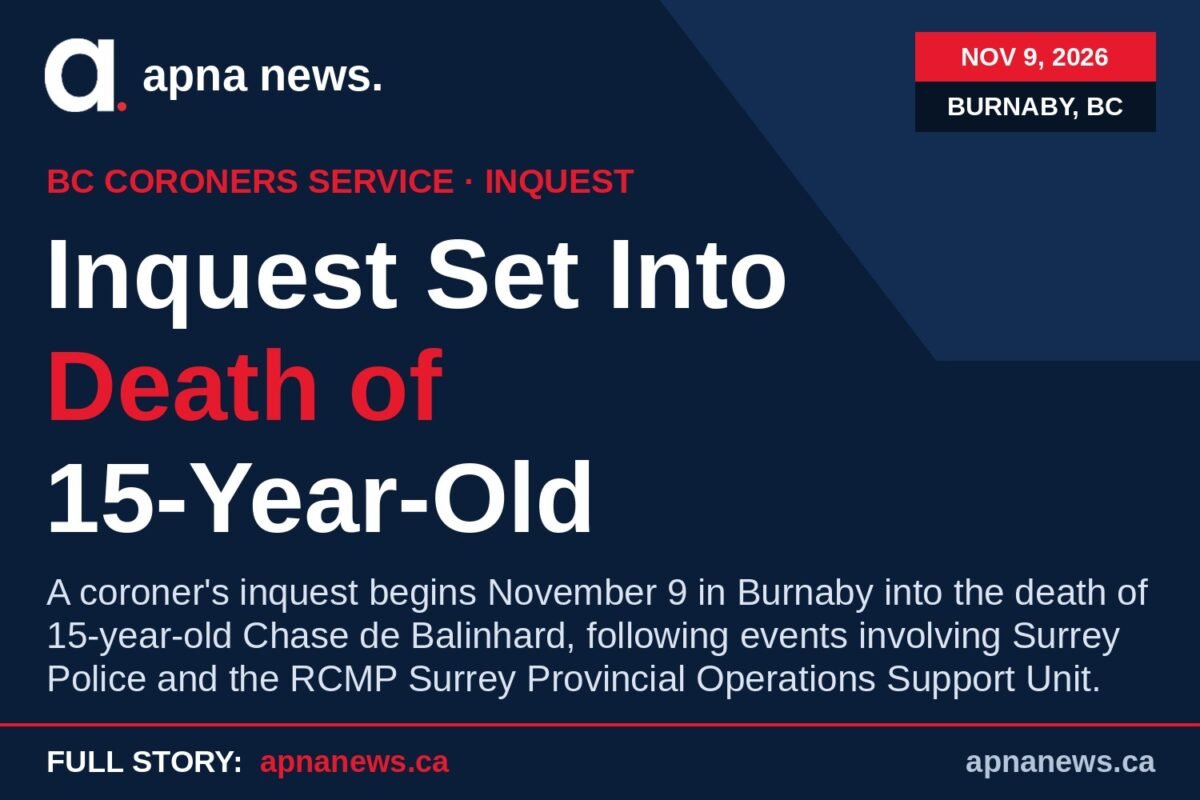 Coroner’s Inquest Set for November 9 Into Death of 15-Year-Old Chase de Balinhard