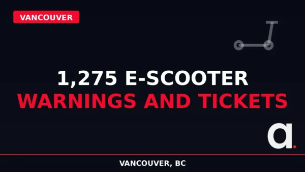 Designed graphic: e-scooter safety campaign