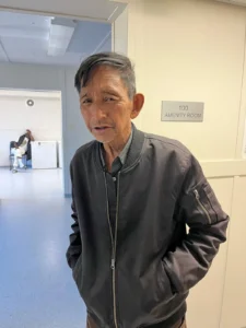 Maung Maung, 59, wearing a black jacket in a photo supplied by Vancouver police.