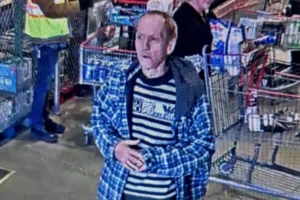 Surveillance image of the man Nanaimo RCMP want to identify after an attempted jewelry theft at the north Nanaimo Costco on Oct. 23, 2026. Photo: Nanaimo RCMP