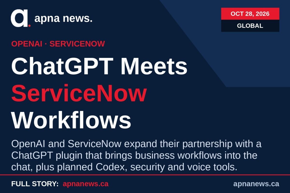 OpenAI and ServiceNow Expand Partnership, Bringing ServiceNow Workflows Into ChatGPT