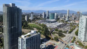 Holland Park and Surrey Central aerial, Surrey BC