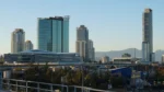 King George Hub district and Surrey Central skyline, Surrey BC