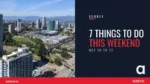 Aerial view of Holland Park and Surrey Central towers in Surrey BC