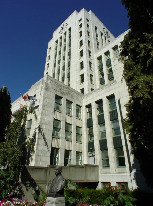 Vancouver City Hall building exterior