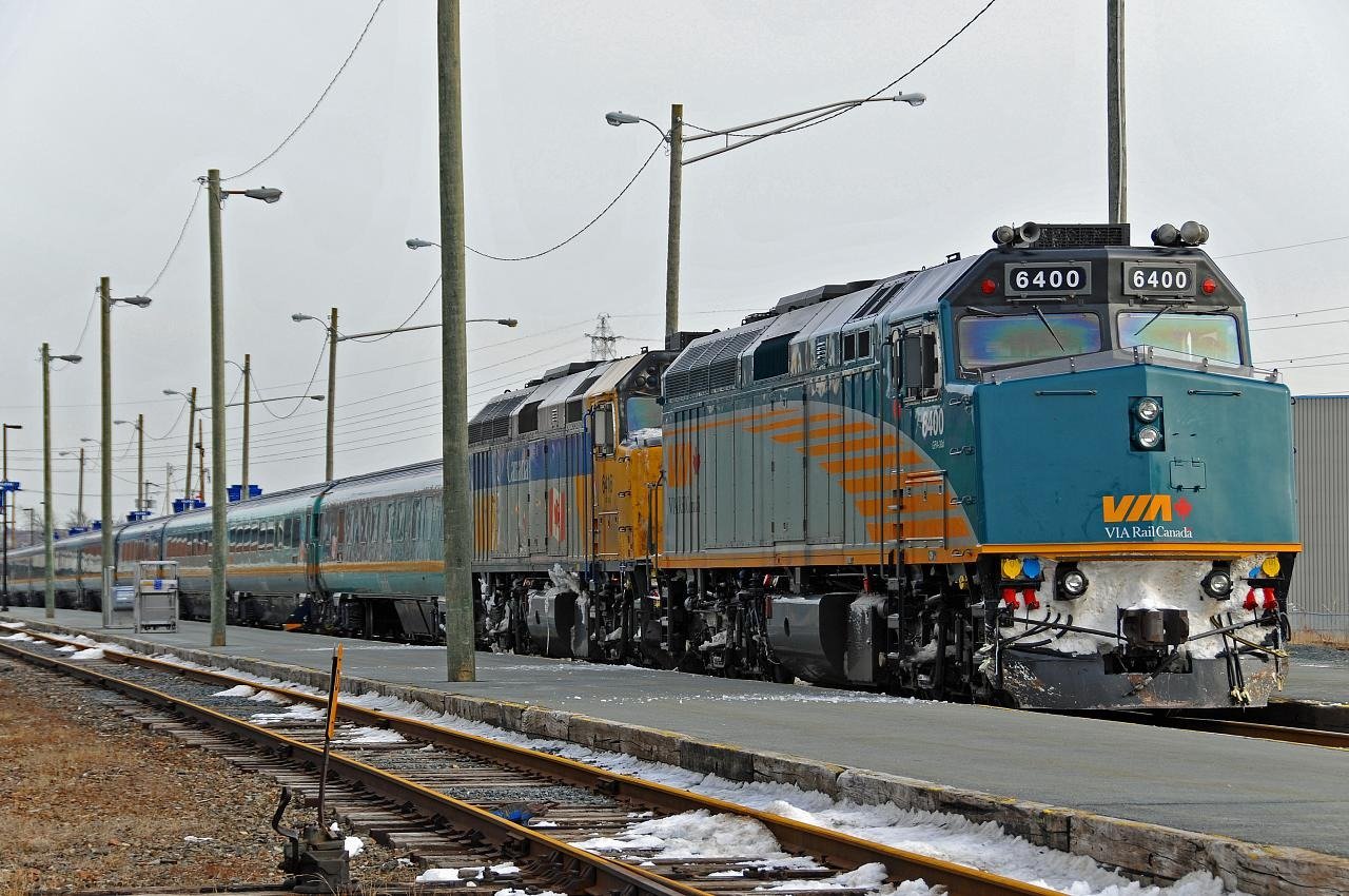 VIA Rail's Ocean train at Halifax terminal